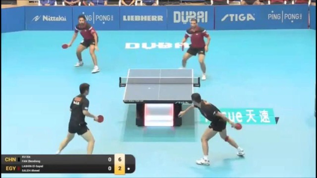 XU Xin – FAN Zhendong vs SALEH Ahmed – LASHIN El-Sayed ( Groups)