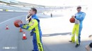 NASCAR Trick Shot Battle | Dude Perfect