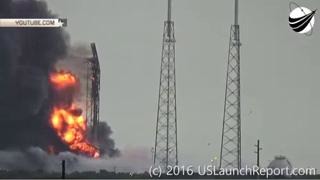 Опубликованы новые кадры момента взрыва ракеты SpaceX