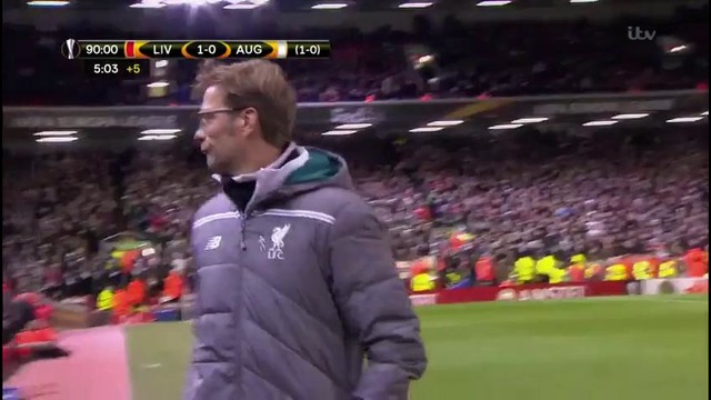 Liverpool 1-0 Augsburg UEL 25/02/2016