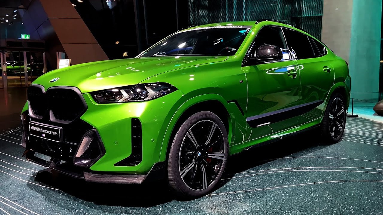 New 2024 BMW X6 xDrive40i M Sport Luxury SUV in detail 4k Mover.uz