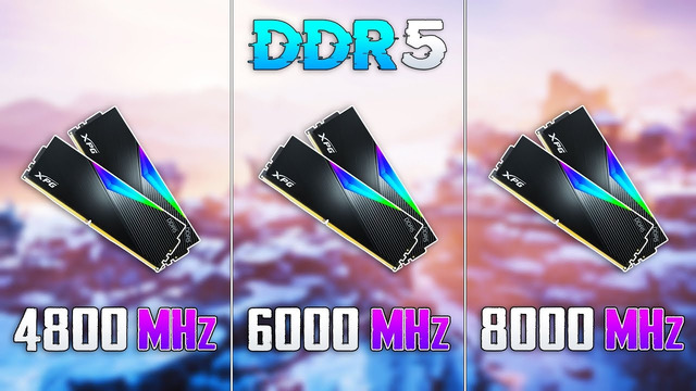 4800MHz vs 6000MHz vs 8000MHz DDR5 – How Big is the Difference