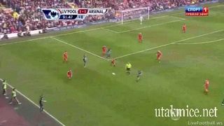 Liverpool 1-2 Arsenal Goals