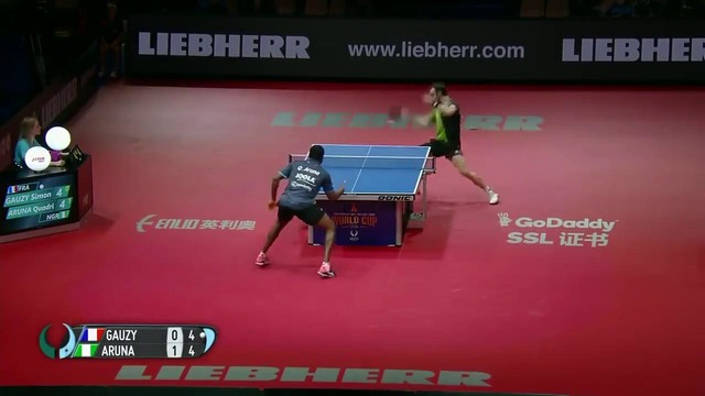 Simon Gauzy vs Aruna Quadri I 2018 ITTF Men’s World Cup Highlights (Group)