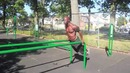 Hit & hannibal demonstrate their warm-up work-out routines