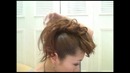 Гламурный ирокез для длинных волос