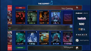 DOTA2: The Summit 4: VP vs VG (UB Round 1, Game 2)