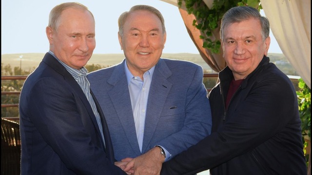 Мирзиёев, Путин и Назарбаев встретились в Сарыагаше (20.10.2018)