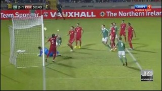 Северная Ирландия 2-4 Португалия. Обзор матча.(06.09.13)