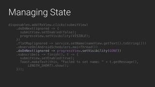 Managing State with RxJava by Jake Wharton