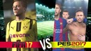 FIFA 17 vs PES 17 — Что лучше