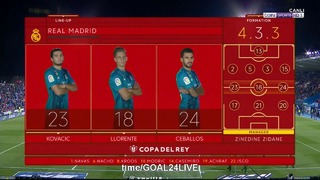 (HD) Леганес – Реал Мадрид | Кубок Испании 2017/18 | 1/4 финала | Первый матч