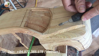 Wood Carving – Supercar of Russian President Putin – Wood Art