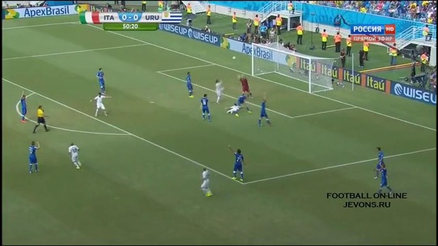 Италия 0:1 Уругвай | Чемпионат мира 2014 (24.06.2014)