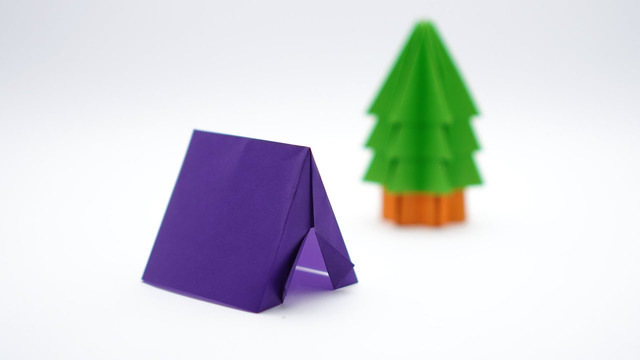 Origami tent (marc kirschenbaum)