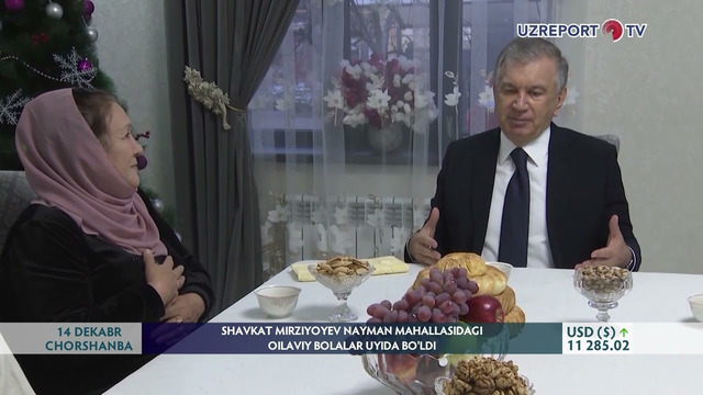 Shavkat Mirziyoyev Nayman mahallasidagi oilaviy bolalar uyida bo’ldi