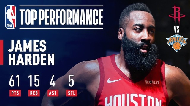 James Harden Drops a CAREER-HIGH 61 Points In New York | January 23, 2019