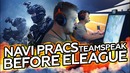 [NaVi CS GO] Тимспик NAVI на праках перед ELEAGUE