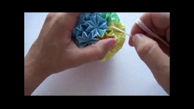 Кусудама супершар оригами