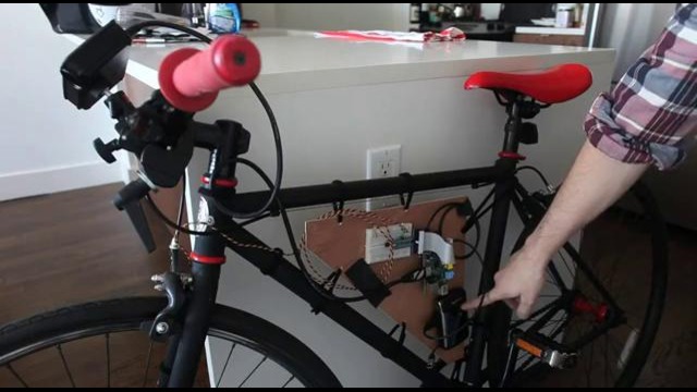 Проекционный навигатор для велосипеда