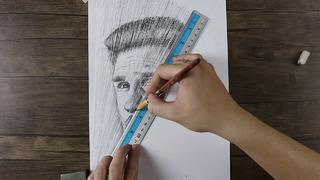 How To Draw With A Ruler – Drawing Messi