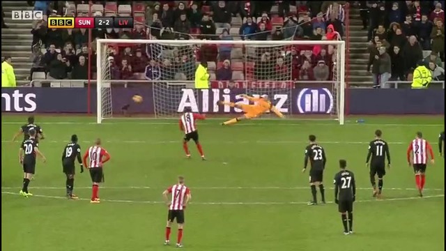 Sunderland 2-2 Liverpool EPL 2/01/2017