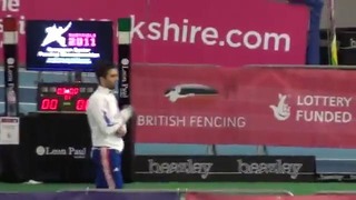 Sabre lesson with Bolade Apithy