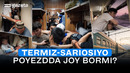 Termiz-Sariosiyo yo‘nalishidagi poyezdda harakatlanish nega qiyin? | Reportaj | GAZETA