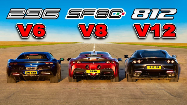 Кто победит: Ferrari V12 или V8 или же V6