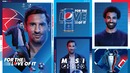 Новая реклама Pepsi с Месси и Салахом