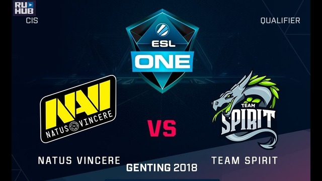 ESL One Genting 2018 – Natus Vincere vs Team Spirit (Game 2, Semi-final, CIS Quals)
