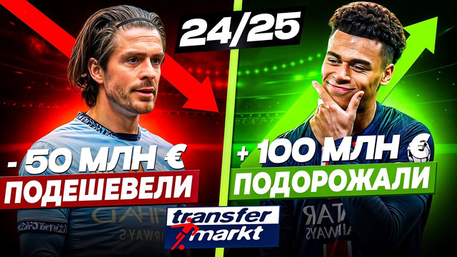 САМЫЕ ПОДОРОЖАВШИЕ И ПОДЕШЕВЕВШИЕ ИГРОКИ ЗА СЕЗОН 24/25 | Итоги сезона