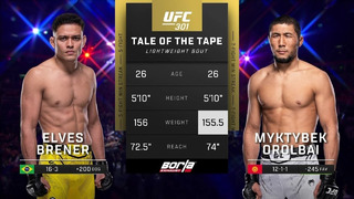 UFC 301: Бренер VS Оролбай