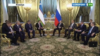 O’zbekiston va Rossiya Prezidentlari muzokaralar o’tkazishdi