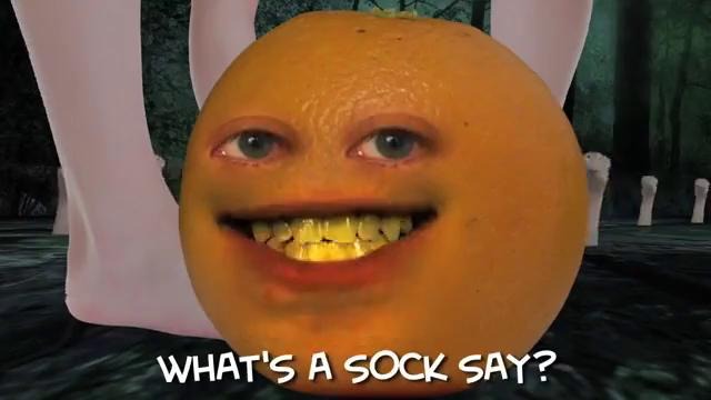 Annoying Orange – The Sock (What Does The Fox Say Ylvis Parody)