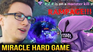 Miracle tiny vs rampage void pretty hard game dota 2