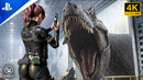 CODE VIOLET | T-Rex Dinosaur Chase Boss Fight Gameplay (PS5 PRO 4K 60FPS)