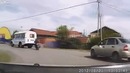 Байкер попытался совершить обгон