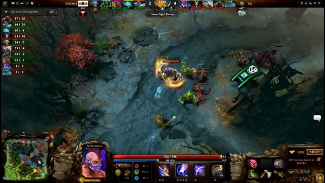 The International 2015: EHOME vs VG (Game 2) Main Event, LB Round 4