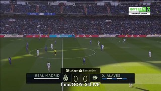 (HD) Реал Мадрид – Алавес | Испанская Ла Лига 2017/18 | 25-й тур