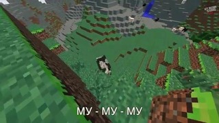 Свинья vs. Корова. Эпичная рэп битва в Minecraft