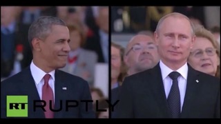 Путин и Обама. Встретились взглядами