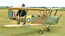 Гигантская радиоуправляемая модель биплана D.H.82 TIGER MOTH II