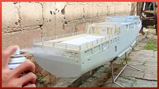 Man Builds Hyperrealistic RC Warship at Scale | OPV 1800 Military Replica