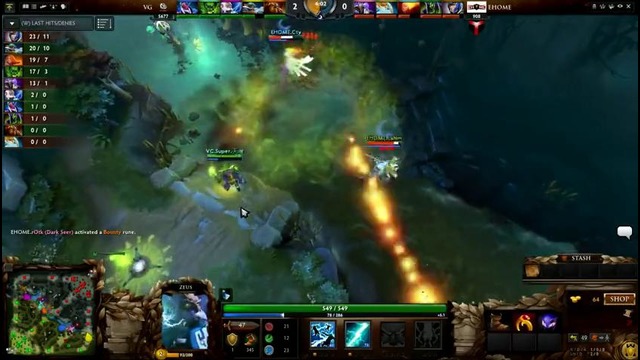 The International 2015: EHOME vs VG (Game 1) Main Event, LB Round 4