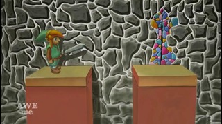 Legend of Zelda A Link Between Worlds Stop Motion 3D Chalk Art