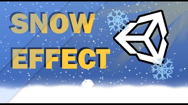 How to make a 2d snow effect in unity – tutorial