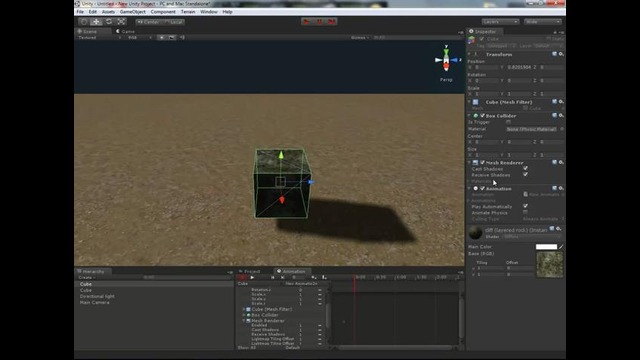 Unity3D Урок 4 – Анимация объектов