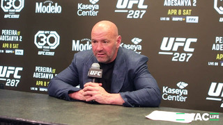 Реакция Даны Уайта на бой Адесанья – Перейра 2 / Подвел итоги UFC 287