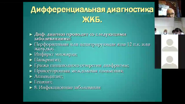 Острый холецистит 2 часть